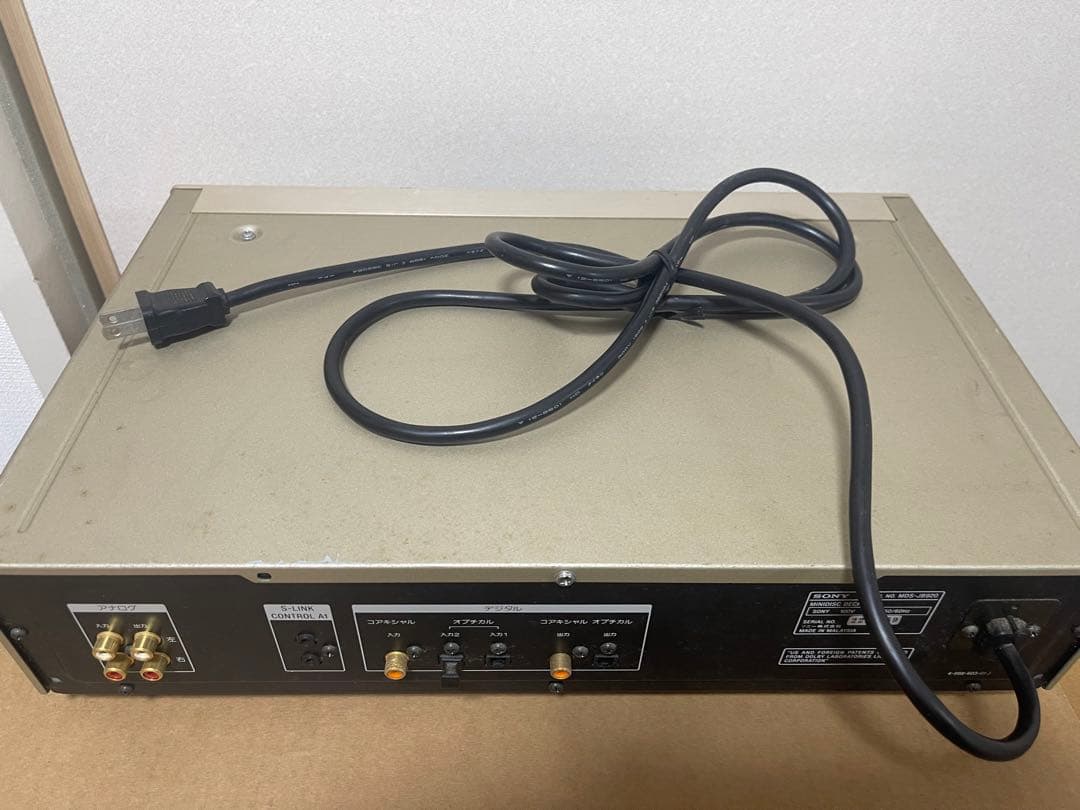 ラジオ・コンポ SONY model no MDS-JB920