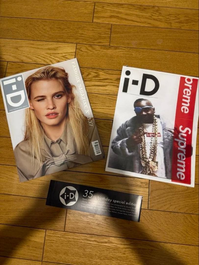 i-Dマガジン35周年記念号　supreme i-Dマガジン35周年記念号 supreme i-Dマガジン35周年記念号 supreme