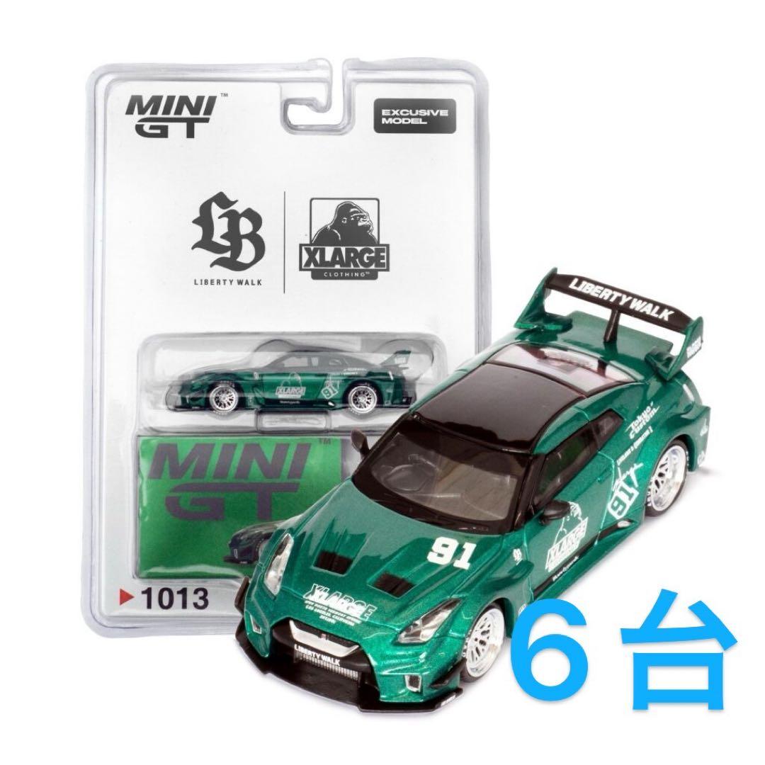 6台セット LBWK MINIGT × XLARGE NISSAN 35GT 白