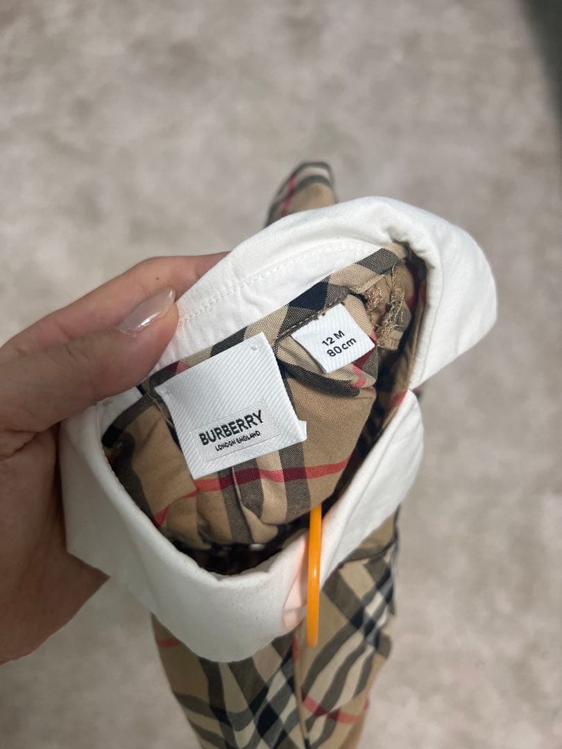 BURBERRY チェック柄 半袖ワンピースの通販はau PAY マーケット - 輸入