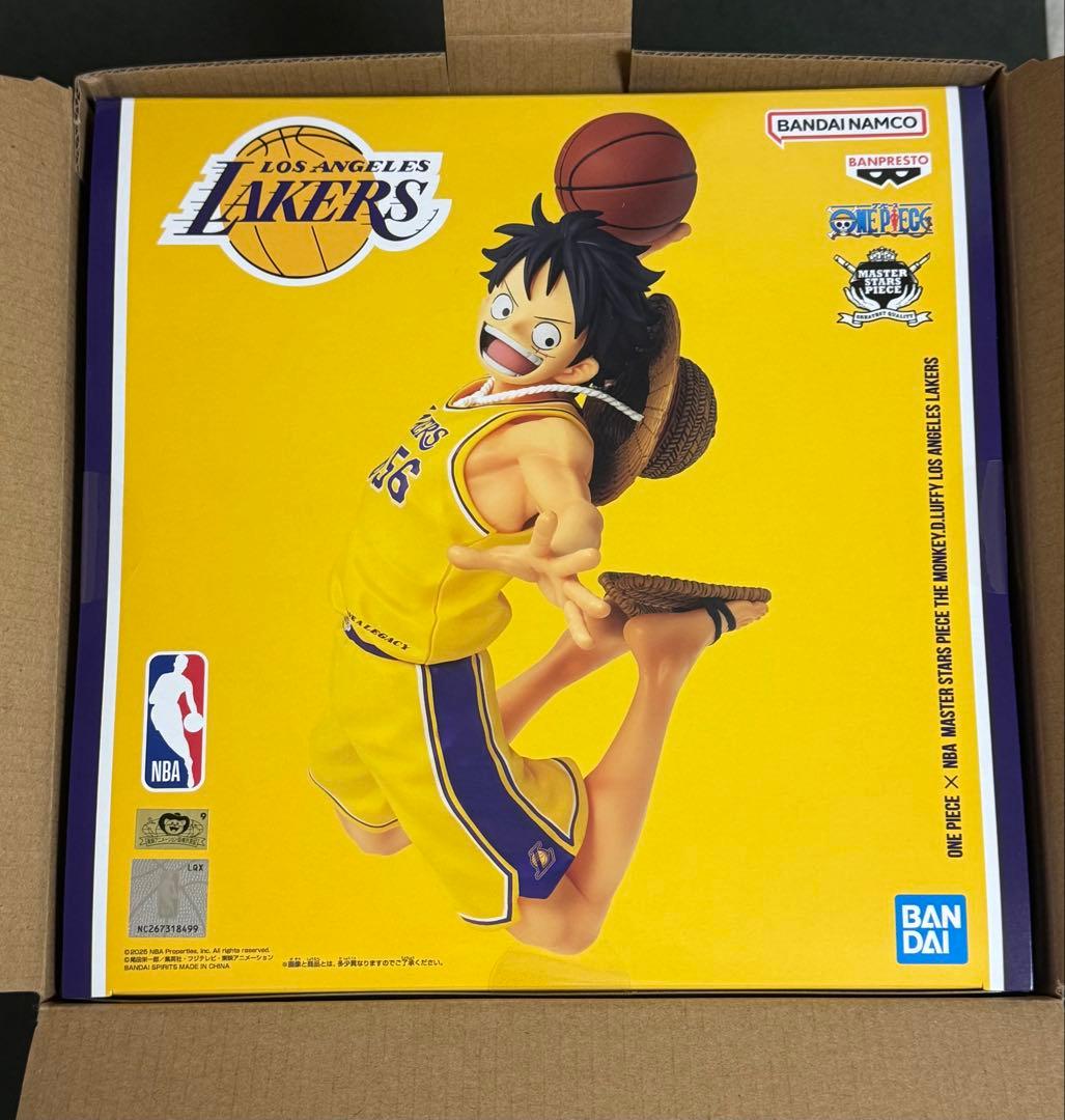 ワンピース NBA ルフィ フィギュア ロサンゼルス レイカーズ - メルカリ