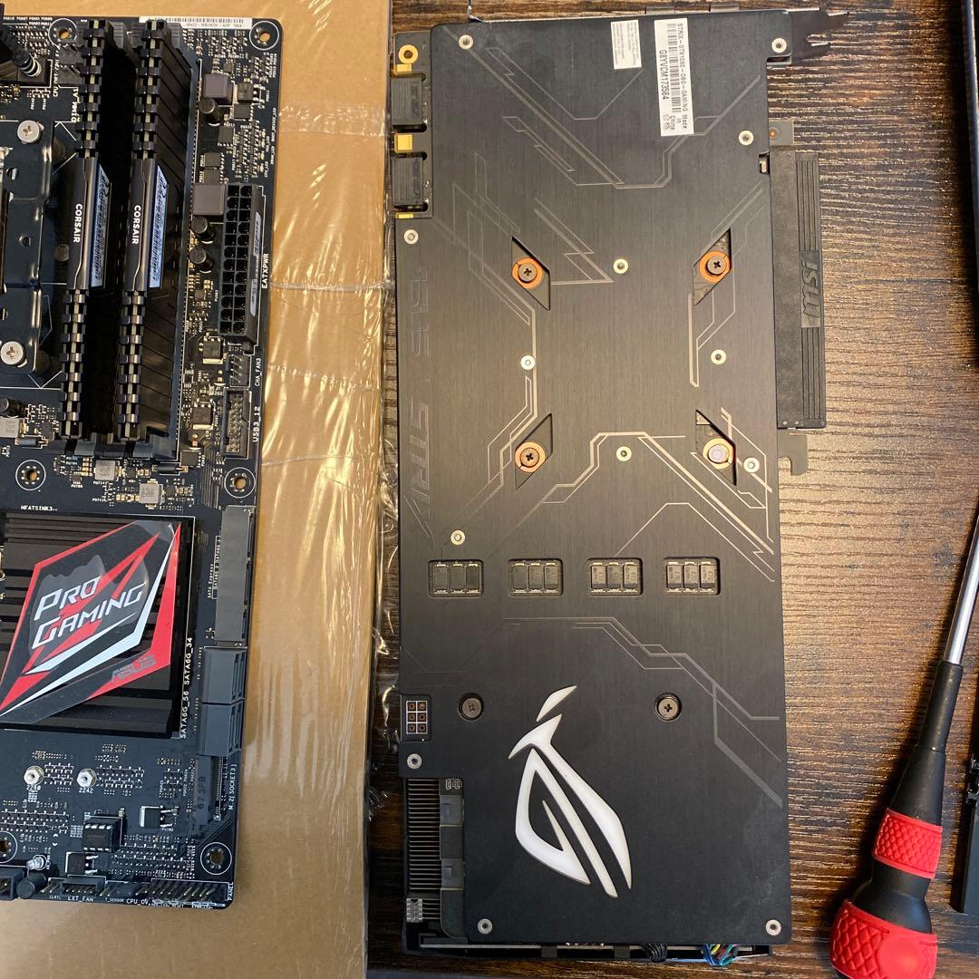 グラフィックボード・グラボ・ビデオカード Z170PROGAMING i7-6700K 16GB RAM GTX-1080