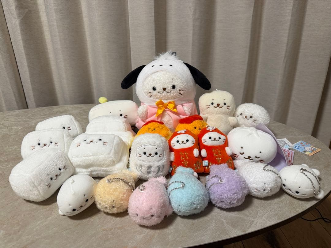 しろたんぬいぐるみセット しろたん お歳暮マスコットセット ぬいぐるみ 8個セット / Mother