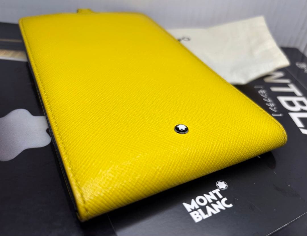 ⭐️金運幸運色⭐️モンブラン⭐️稀少完売入手困難品！大きさ問わず対応本革製スマホケース