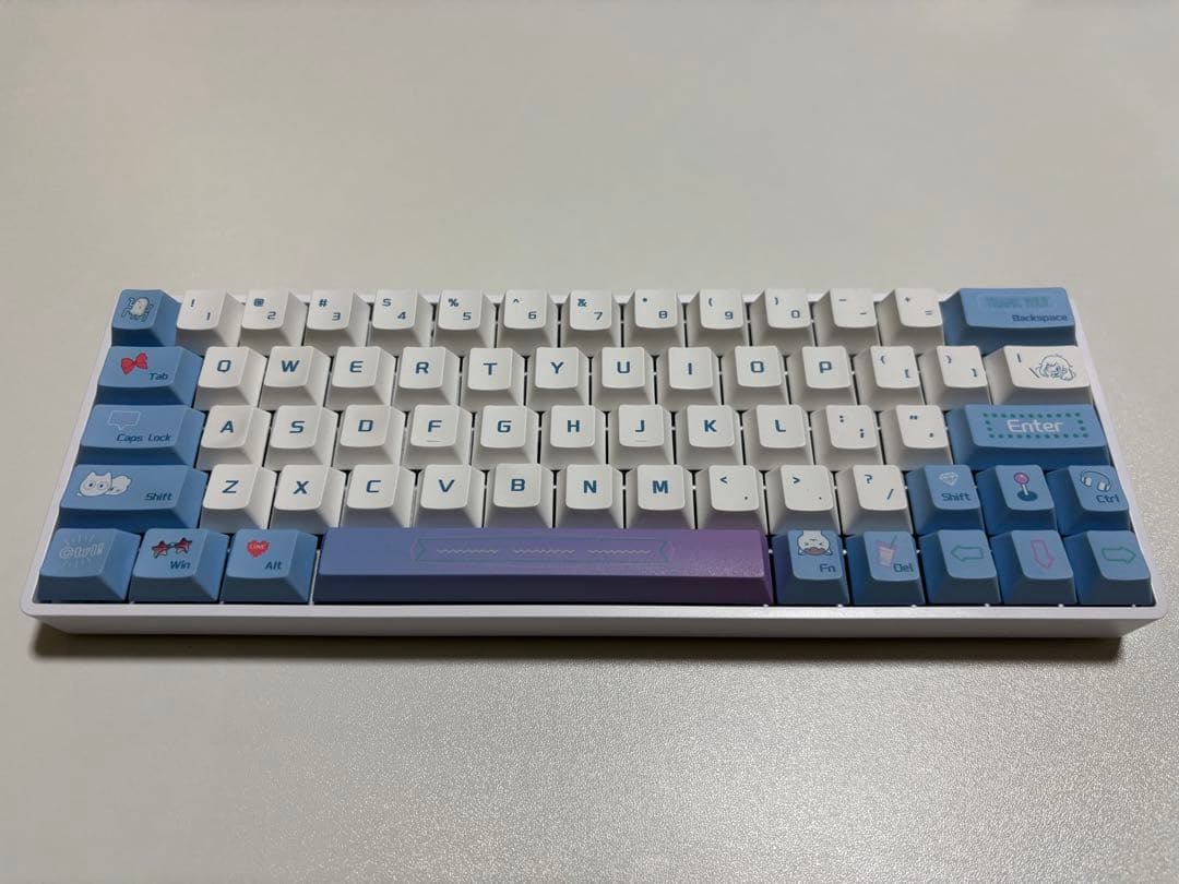 キーボード Sikakeyb hm66 Sikakeyb Castle HM66 66Key %60 Magnetic Keyboard