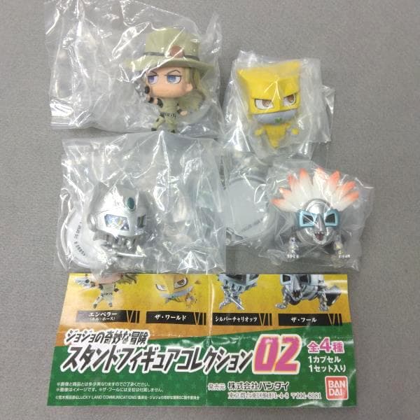 全12種 ジョジョの奇妙な冒険 スタンドフィギュアコレクション 01 02