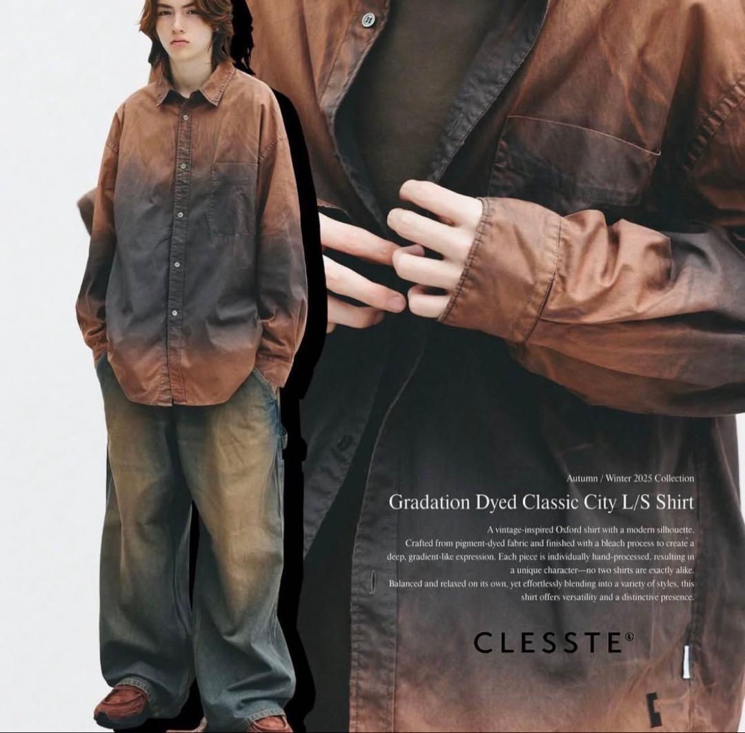 トップス GRADATION DYED CLASSIC CITY SHIRT Cool-flex リラックスTee(1 BLACK): : メンズ｜CITY TOKYO ONLINE STORE