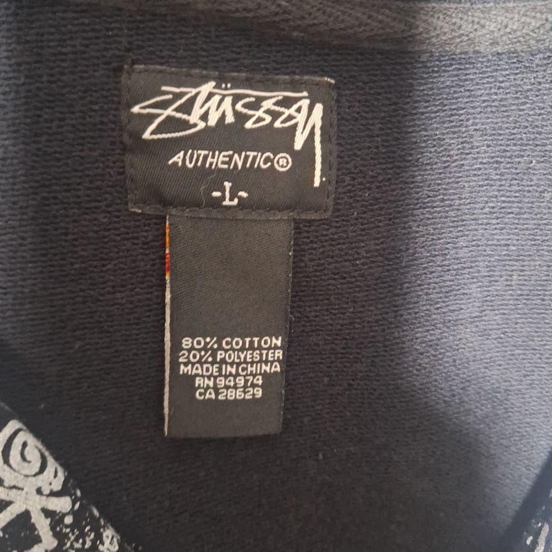 週末値下げ☆ストゥーシーStussy 迷彩柄 グラフィックパーカー L
