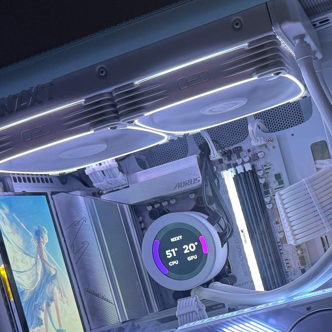 m*a様 NZXT KRAKEN Z63 280mm ホワイト RGB