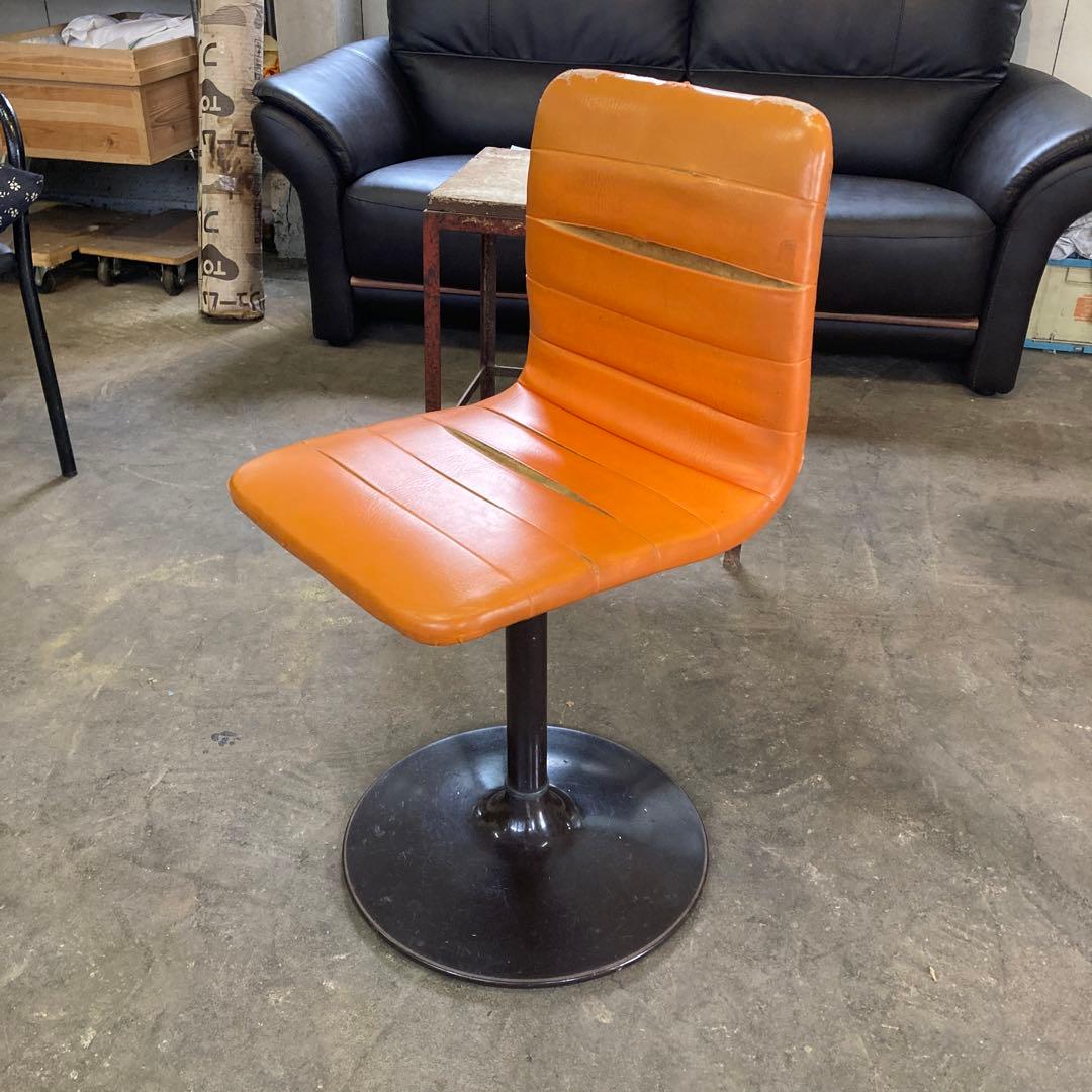 光製作所 hikari ベロア バー カウンター 回転チェア 昭和レトロ