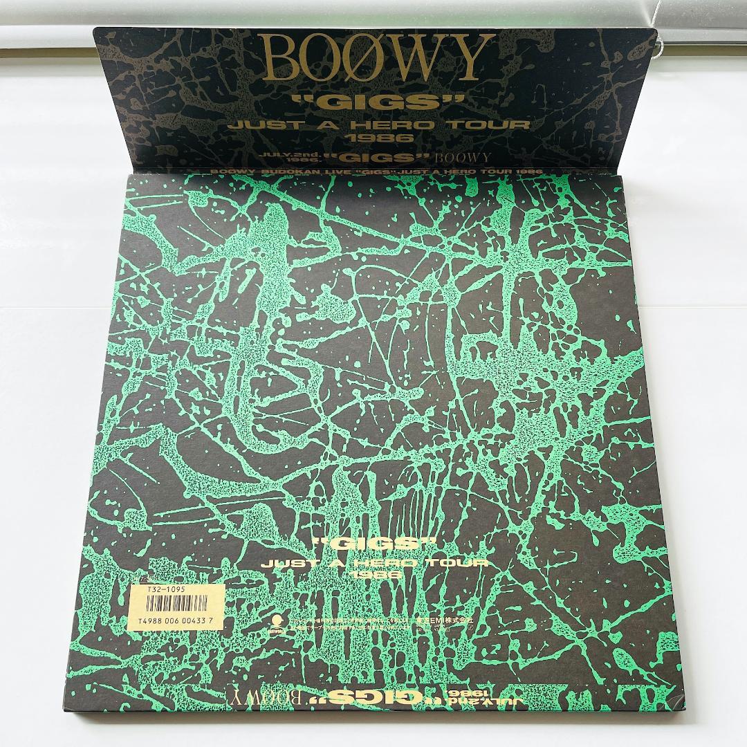 希少ボックス レコード BOOWY GIGS Just A Hero Tour - メルカリ