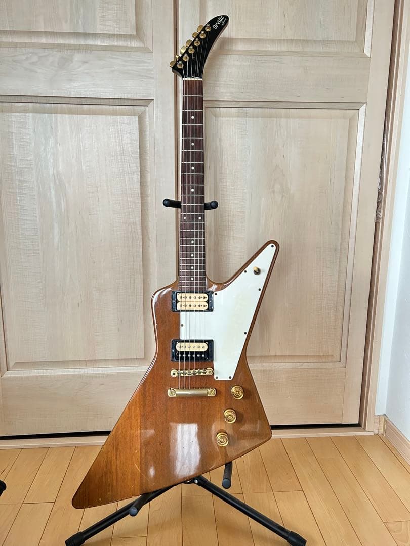 Orville by Gibson Explorer オービルバイギブソン寺田 1995 Orville Explorer Gibson-Licensed Guitar Ebony, 100% Original