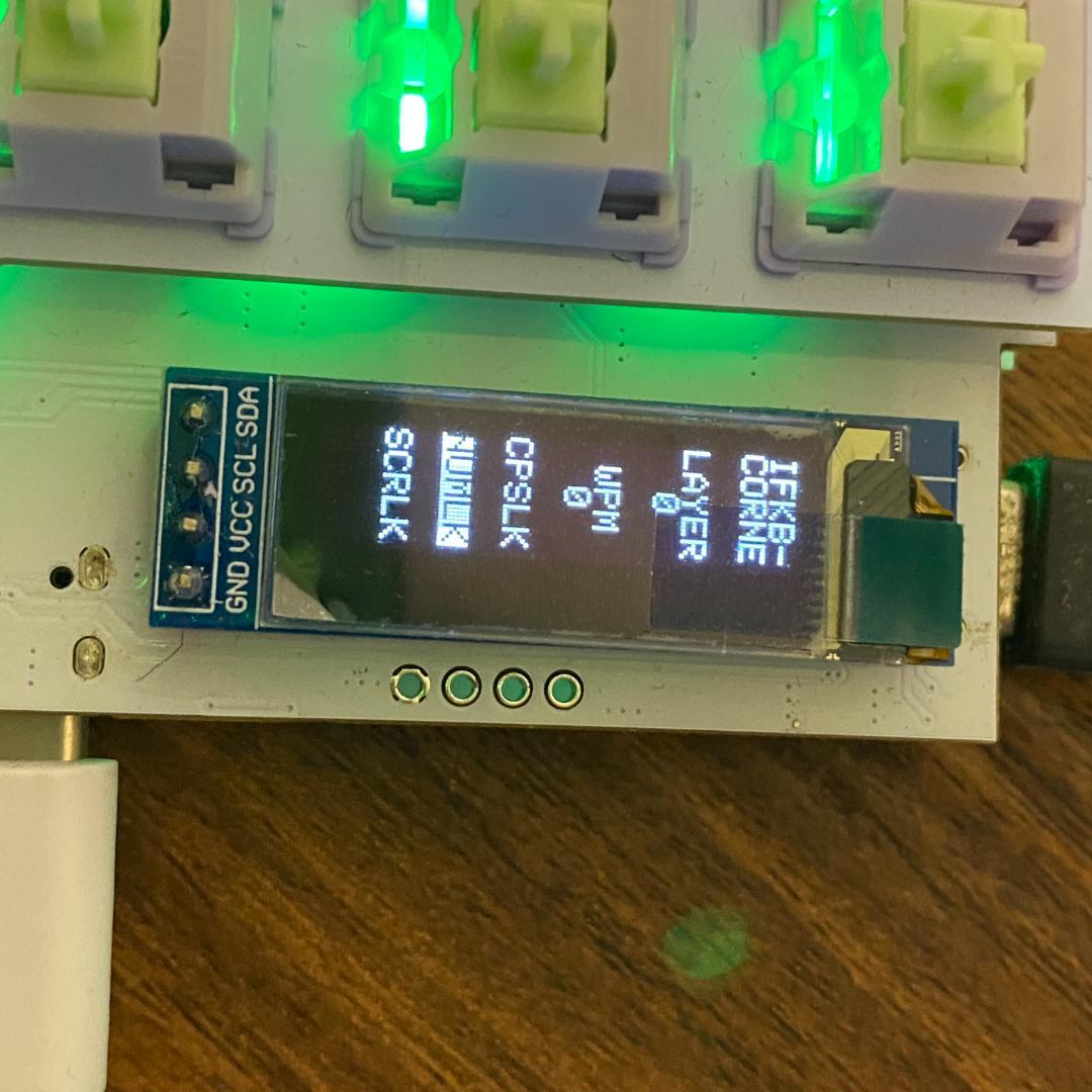 自作分割キーボード IFKB IF WCORNE EPOMAKER