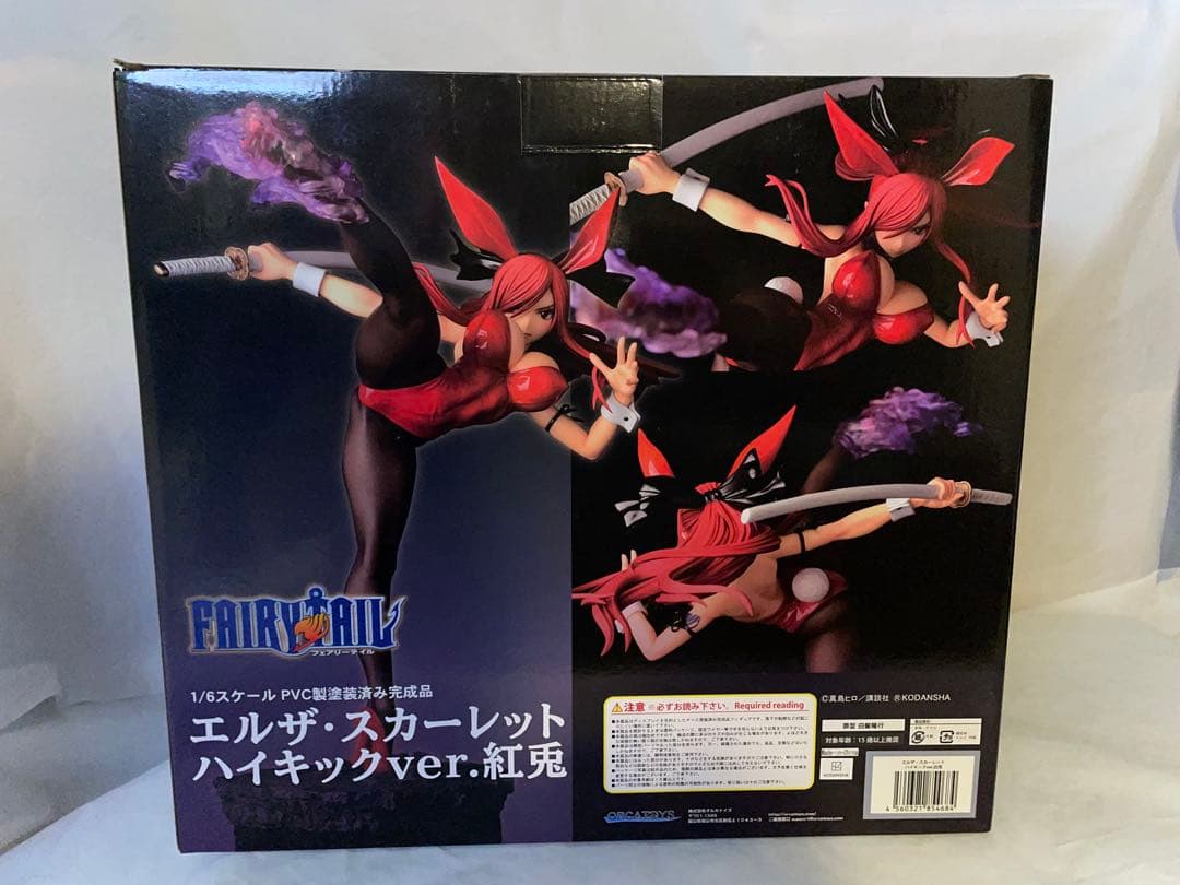 未使用 エルザ・スカーレット ハイキック ver. 白兎 1/6 フィギュア