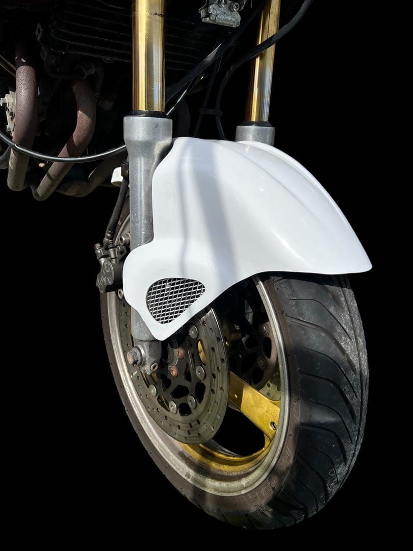 ◇ゼファー400 XJR400 エアロシャーク メッシュ付 FRP製 高強度