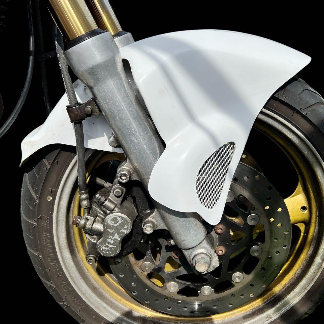 ◇ゼファー400 XJR400 エアロシャーク メッシュ付 FRP製 高強度