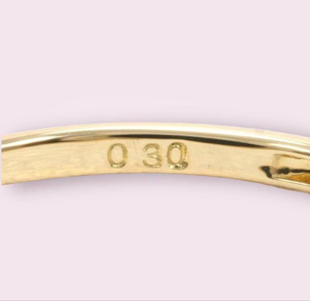 ハーフエタニティリング k18 0.3ct ダイヤモンド