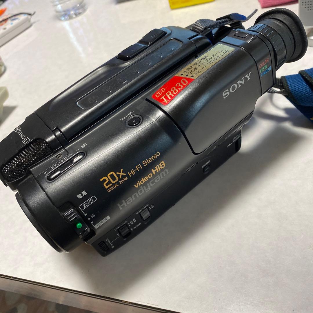 動作品SONY VideoHi8 HANDYCAM CCD-TR830 ⑤