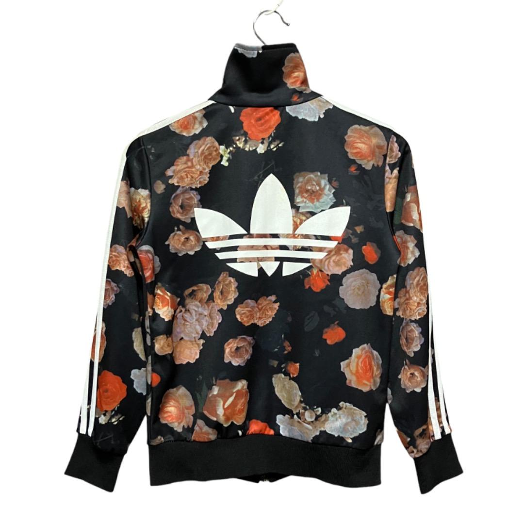 adidas 花柄トラックジャケット ファイヤーバード Sサイズ フラワー