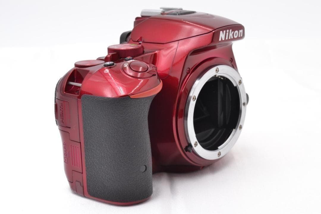 ニコン　Nikon D5500 希少RED ダブルズーム カメラバッグ付