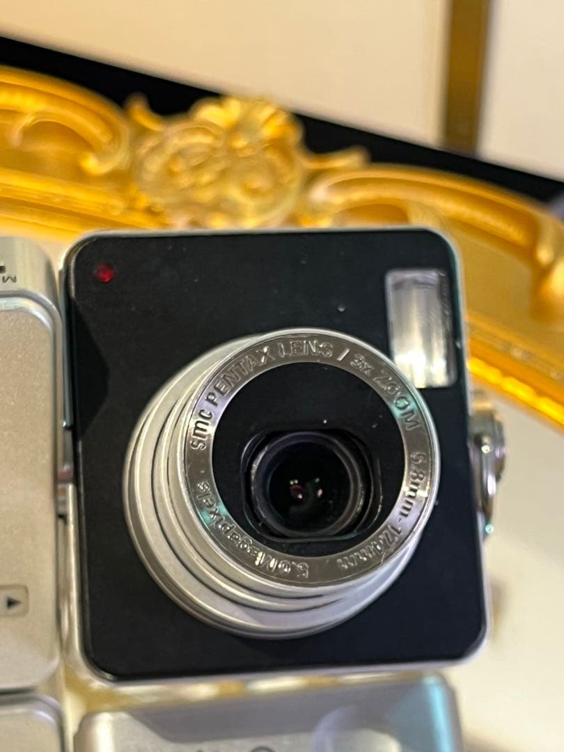 動作確認済 PENTAX Optio X スイバル式 デジタルカメラ 充電器付