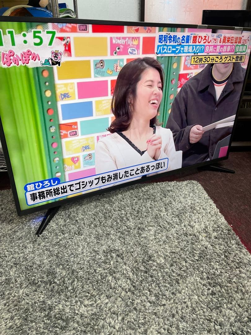 50型 4K対応 液晶テレビ LE-501T4KT-BK 2020年製