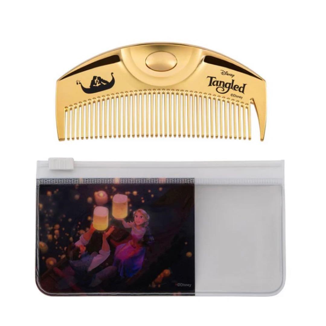 ギフトラッピング済み　ラブクロム　ラプンツェル　K24GPツキ ゴールド コーム ラブクロム/ディズニー/ラプンツェル/K24GPツキ ゴールド