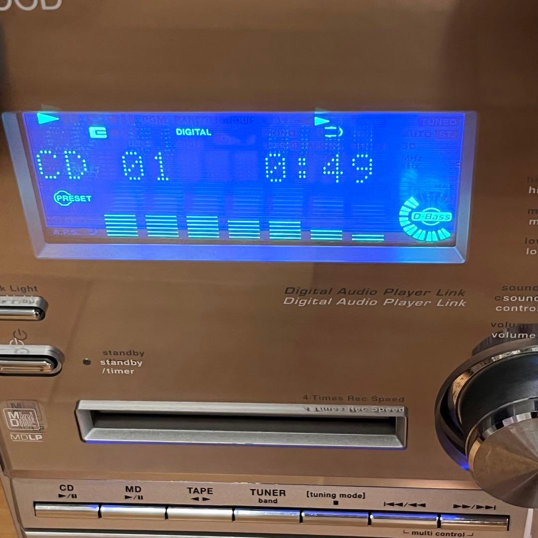 KENWOOD RXD-SV3MD ミニコンポ リモコン付き