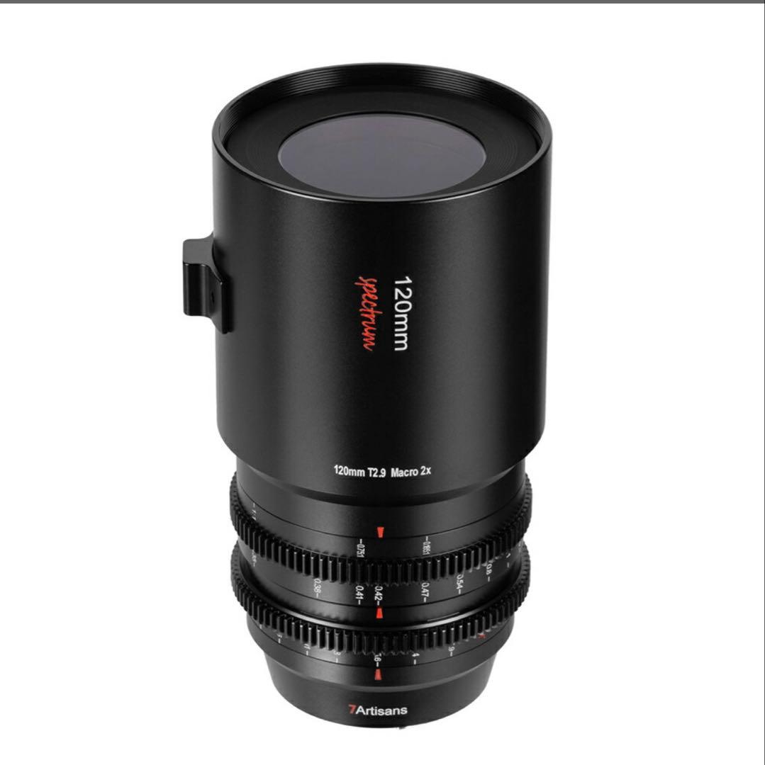 新品7Artisans 120mm T2.9 Macro 2xレンズ