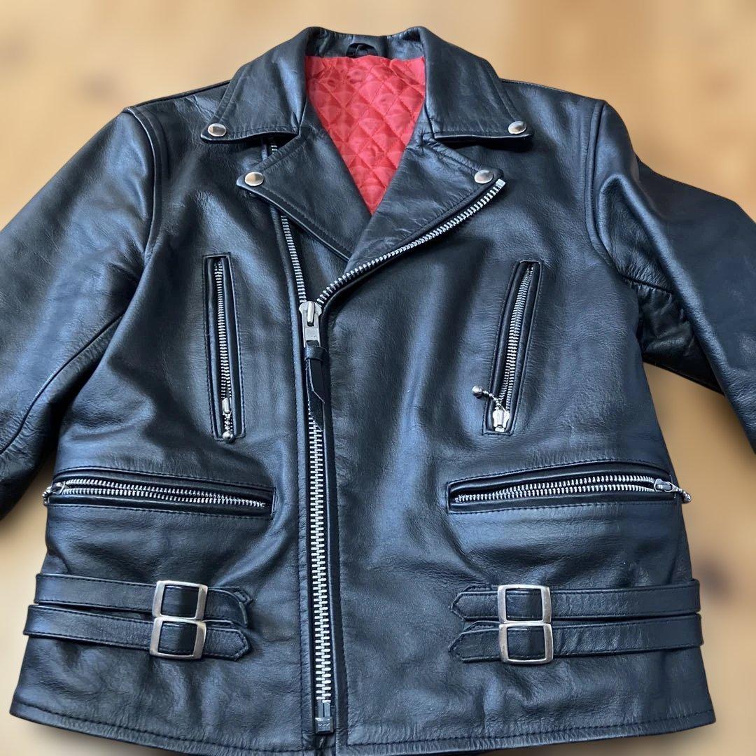 KAKUISHI 本革 ダブルライダースジャケット - メルカリ