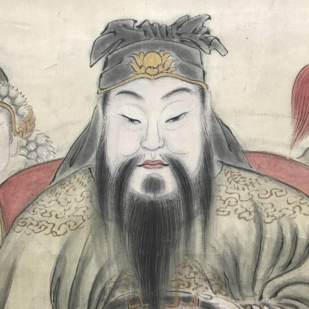 田能村小斎/易堂賛/白馬王/関羽図/掛軸/名家伝来/AC-169 - メルカリ