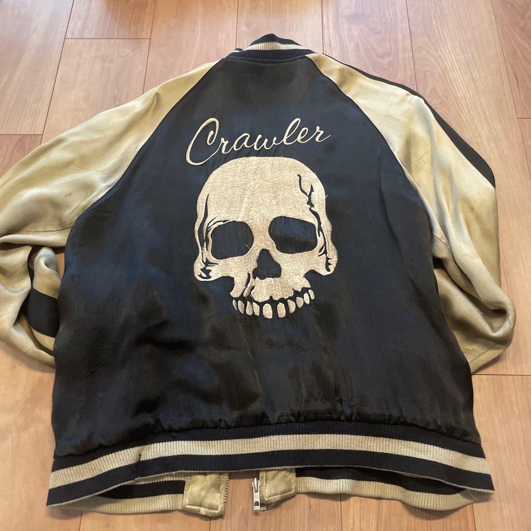 スカルデザイン スカジャン Crawler リバーシブル