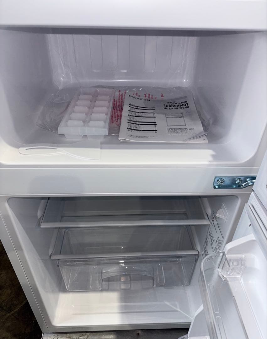 マクスゼン　冷凍　冷蔵庫　JR085HM01WH 85L 2024年製
