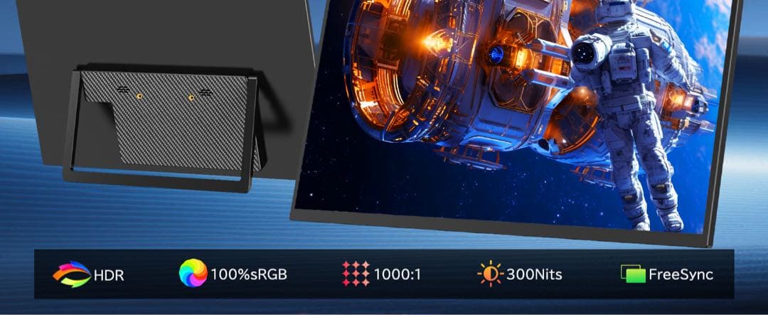 18.5インチ モバイルモニター FHD IPS 大画面 120Hz