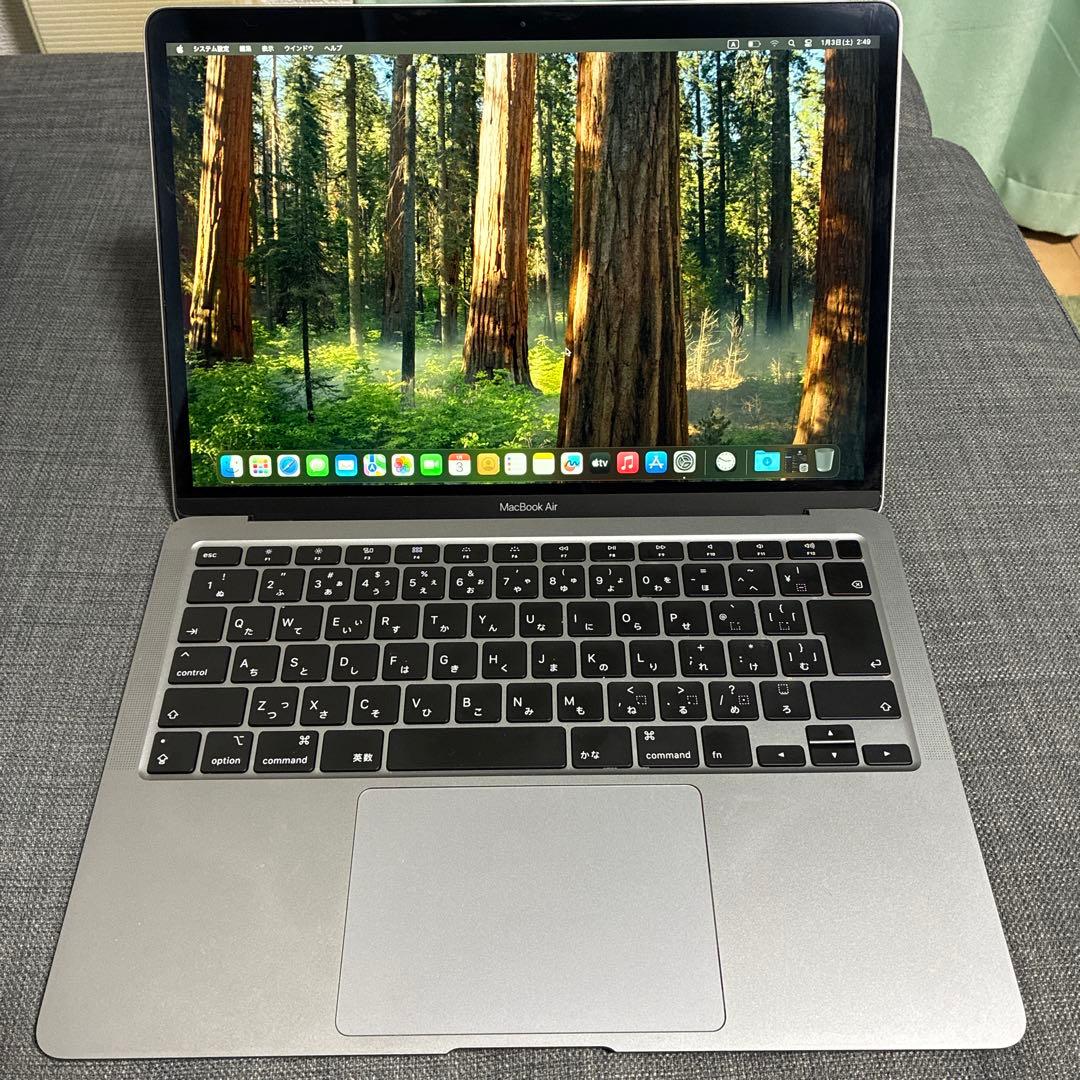 MacBook本体 MacBook Air 13inch Intel core i7 MacBook Air 13 インチ (2020) スペースグレイ - Core i7 1.2 GHZ