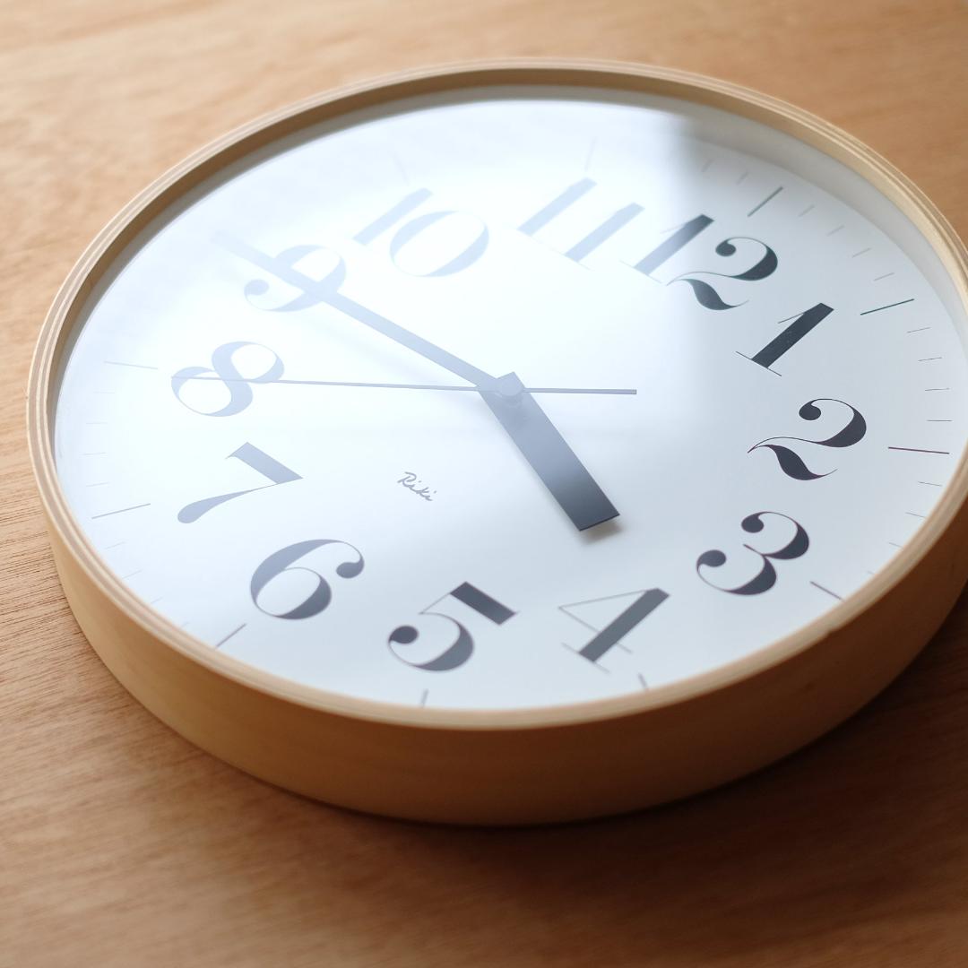 リキクロック 電波時計 大 30.5cm / Riki Clock RC 渡辺力