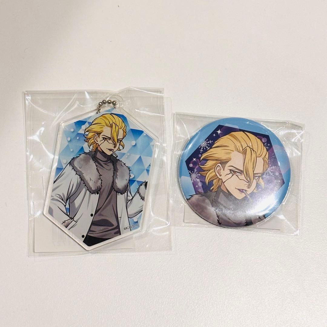 ドクターストーン 雪まつり アクリルキーホルダー 缶バッジ スタンリー