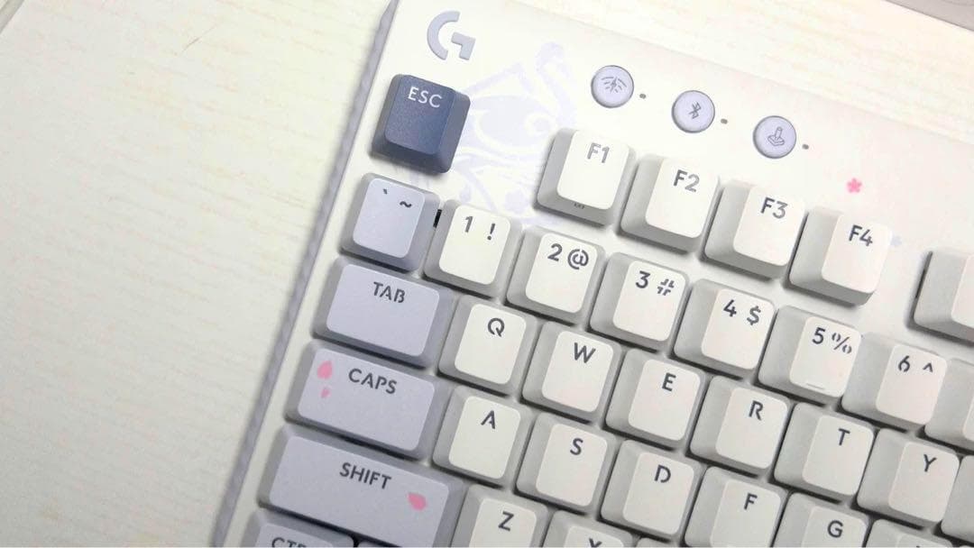 原神 Logitech G517 ワイヤレスゲーミング キーボード 神里綾華