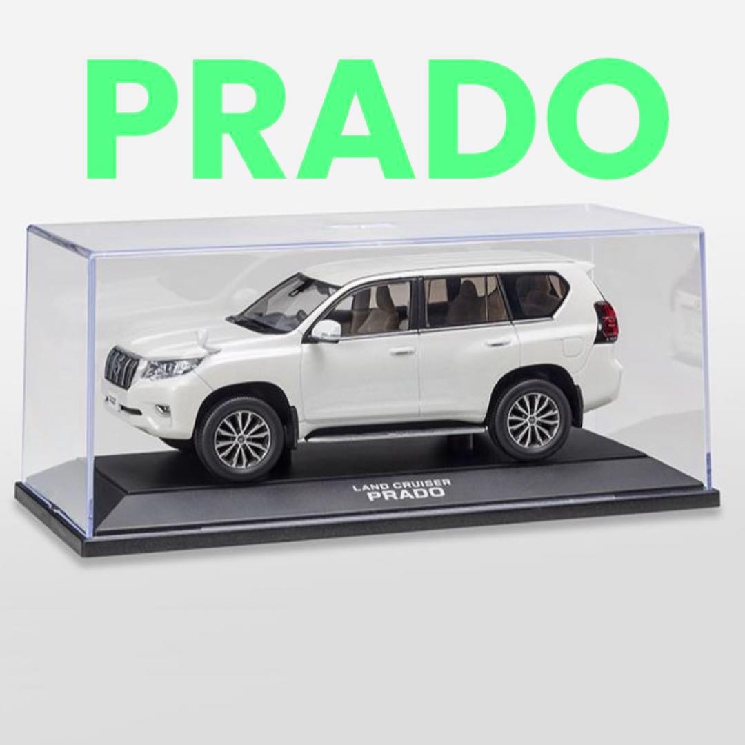 完全未開封】 ランクル プラド ホワイト カラーサンプル ミニカー 1/30