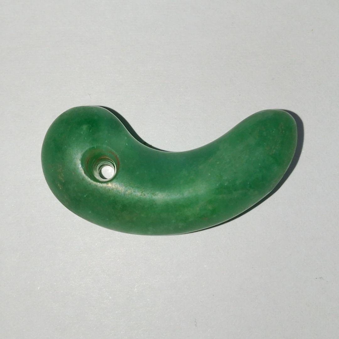 ヒスイ 勾玉 6.2g 箱付き