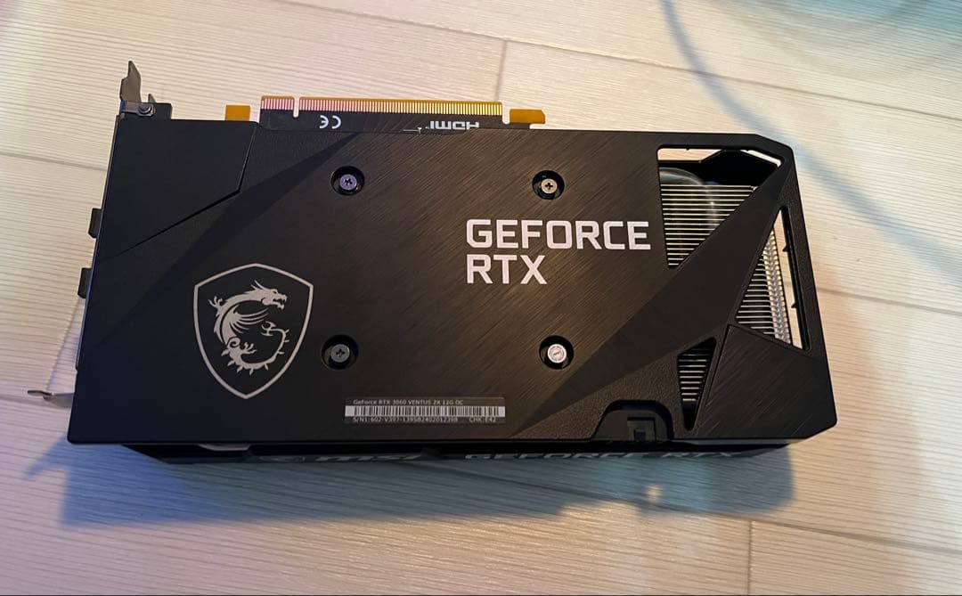 グラフィックボード・グラボ・ビデオカード MSI GeForce RTX 3060 Ventus 2X OC