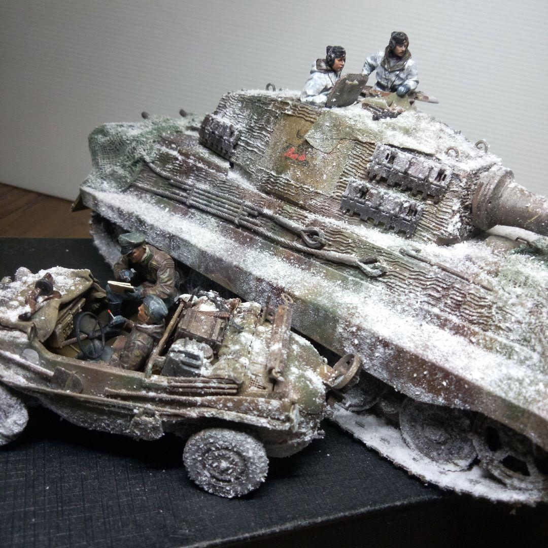 コネコ様専用タミヤ 1/35 ドイツ軍 キングタイガー シュビムワーゲン