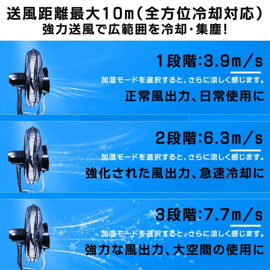 業務用大型ミストファン キャスター付き ミスト アウトドア イベント夏冷風機