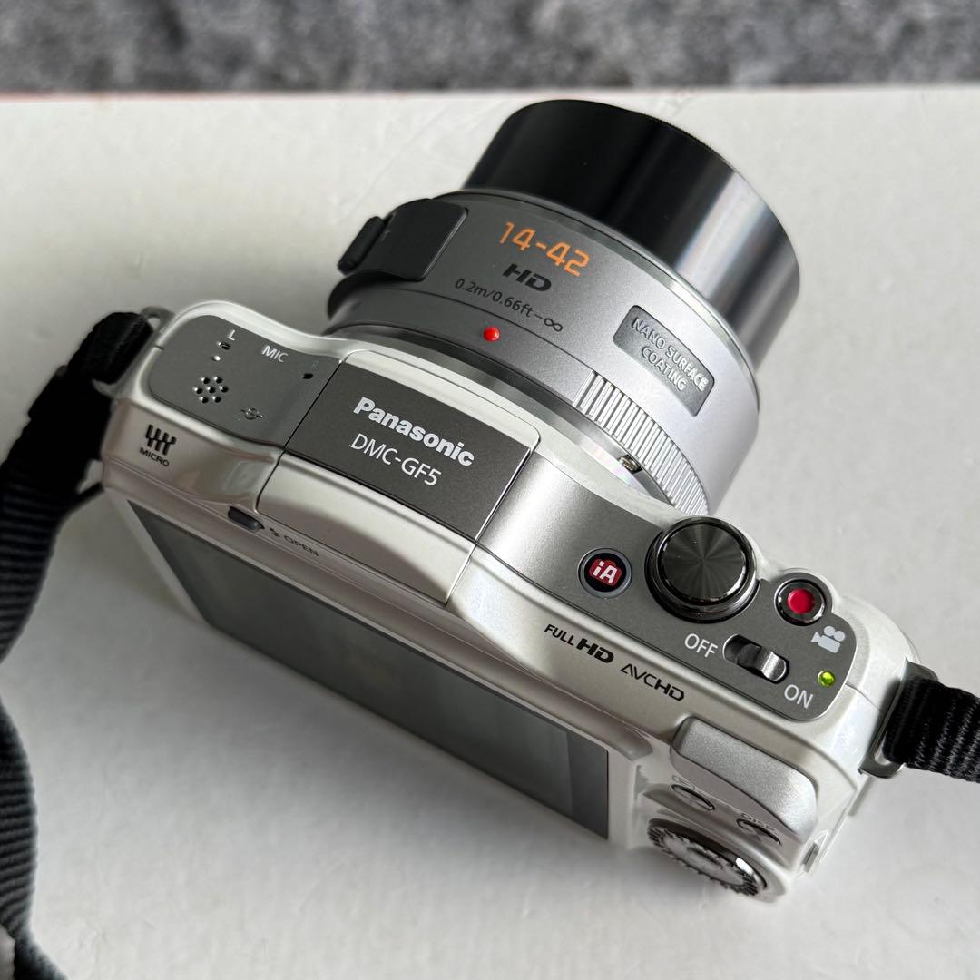 H56美品 パナソニック ルミックス DMC-GF5 ミラーレス一眼　カメラ