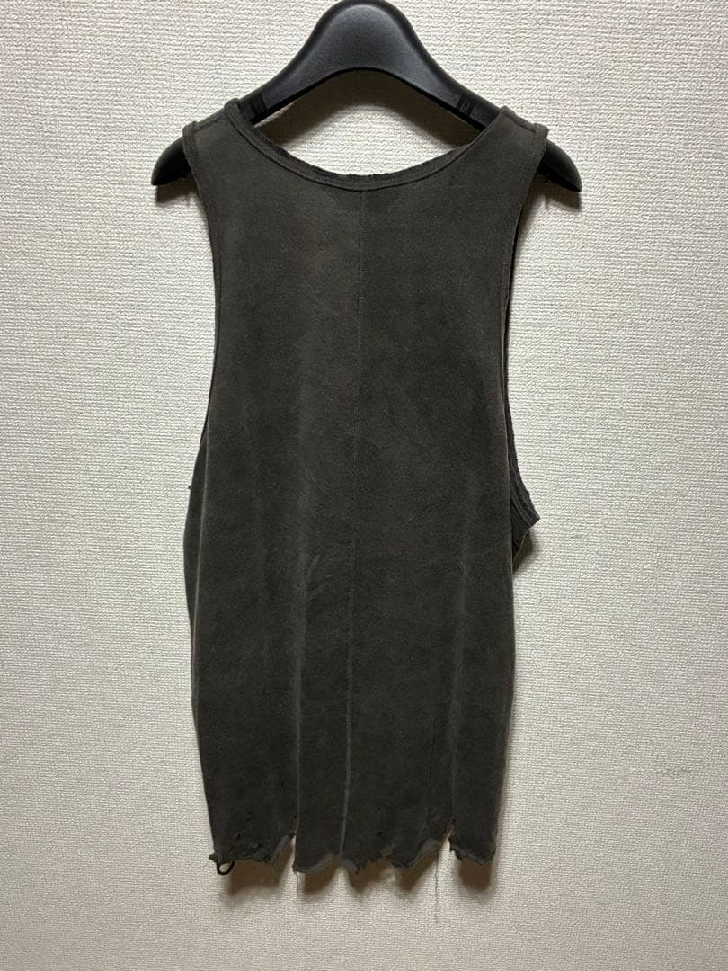 Ancellm DAMAGE TANK TOP ANC-CT141 タンクトップ - メルカリ