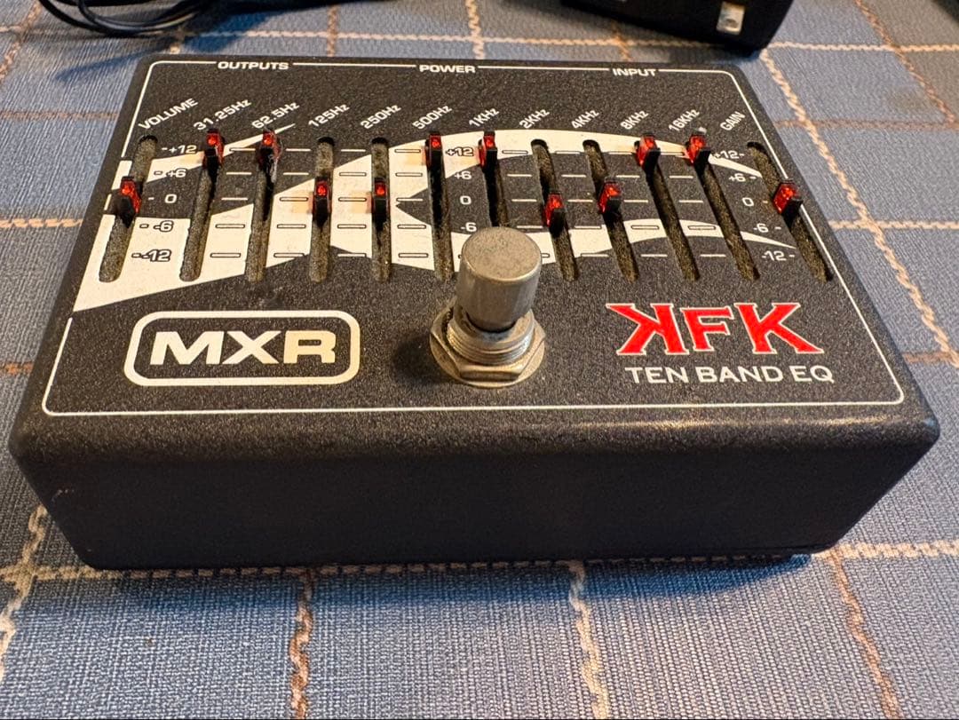 MXR KFK1 Ten Band EQ ケリー・キングモデル 18Vアダプター