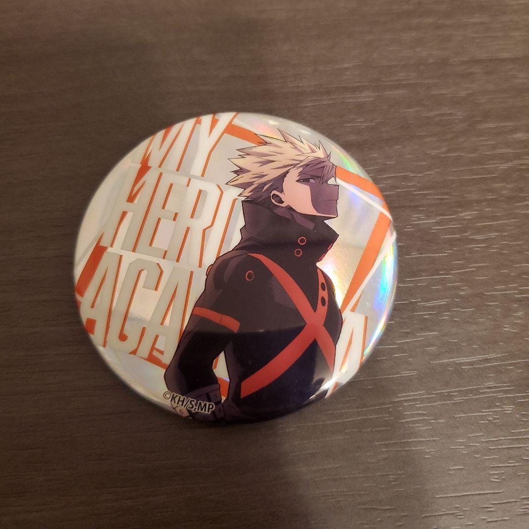 僕のヒーローアカデミア ヒロアカ 爆豪勝己 缶バッジ オーロラ