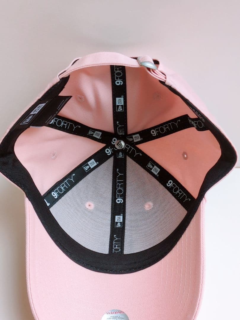 ニューエラ 9FORTY ヤンキース ラインストーン ピンクレモネード