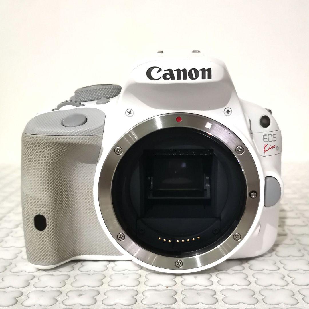 CANON EOS Kiss X7 ホワイト ダブルレンズキット