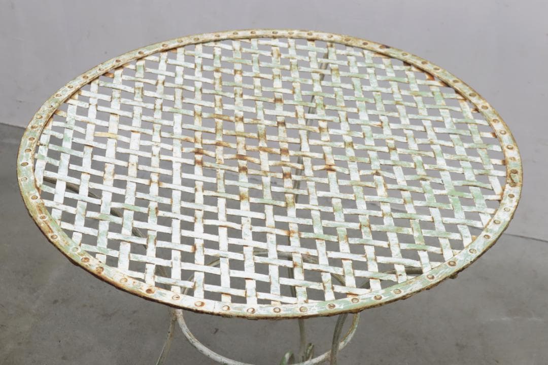 フランス ヴィンテージ クラシカル ガーデンテーブル ダイニング